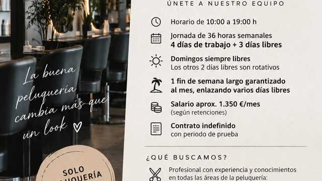 Oficial de Peluquería