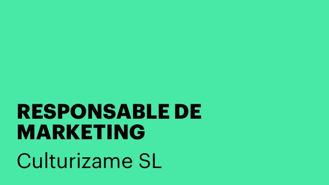 RESPONSABLE DE MARKETING