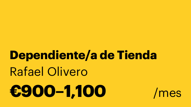 Dependiente/a de Tienda