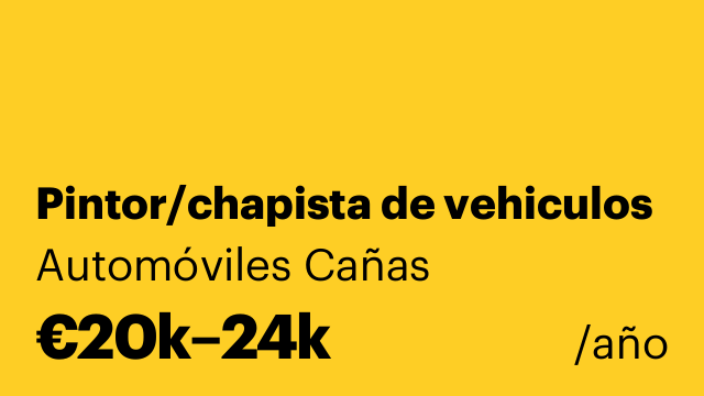 Pintor/chapista de vehiculos