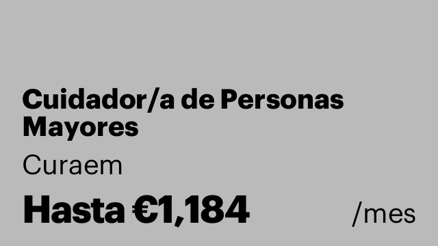 Cuidador/a de Personas Mayores