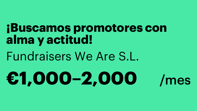 ¡Buscamos promotores con alma y actitud! 🧠❤️
