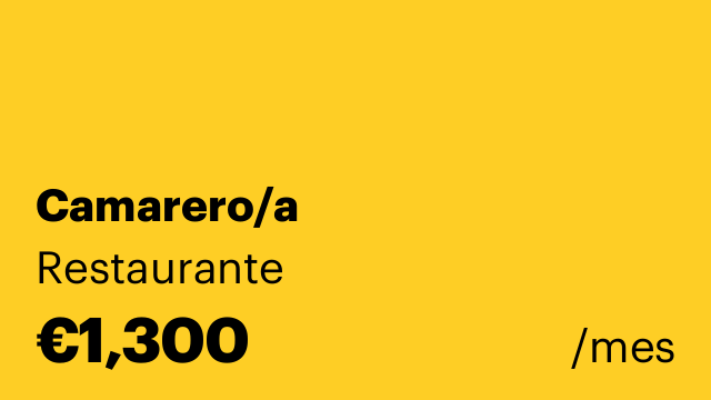Camarero/a