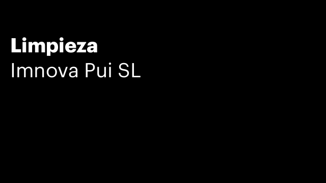 Limpieza