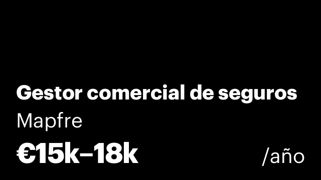 Gestor comercial de seguros