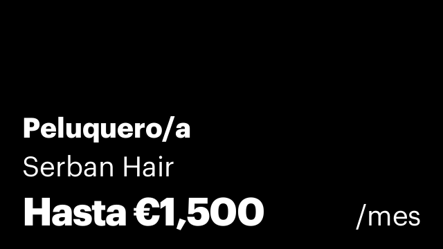 Peluquero/a