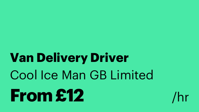 Van Delivery Driver