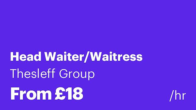 Head Waiter/Waitress