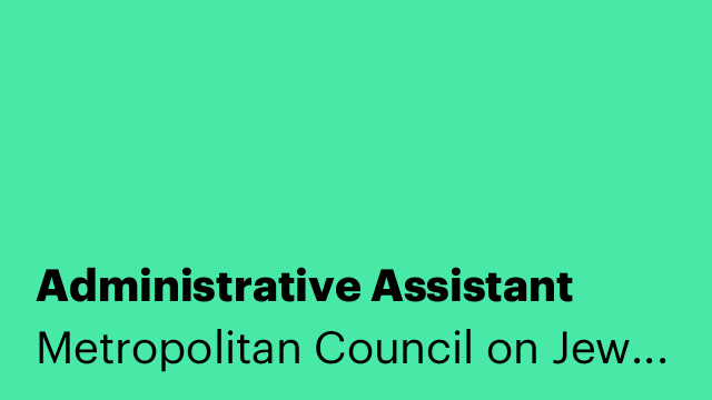 Administrative Assistant