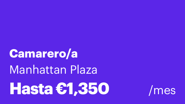 Camarero/a