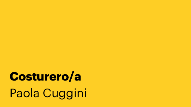 Costurero/a