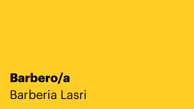 Barbero/a