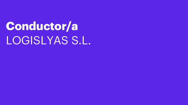 Conductor/a