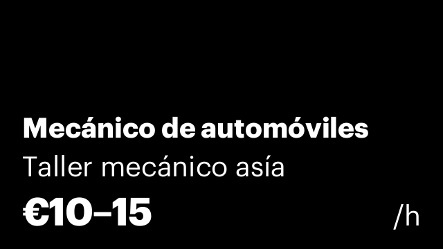 Mecánico de automóviles