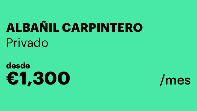 ALBAÑIL CARPINTERO