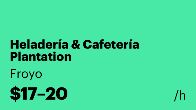 Heladería & Cafetería Plantation