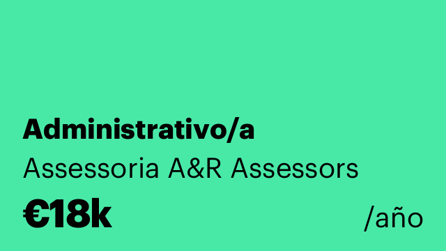 Administrativo/a