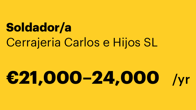 Soldador/a