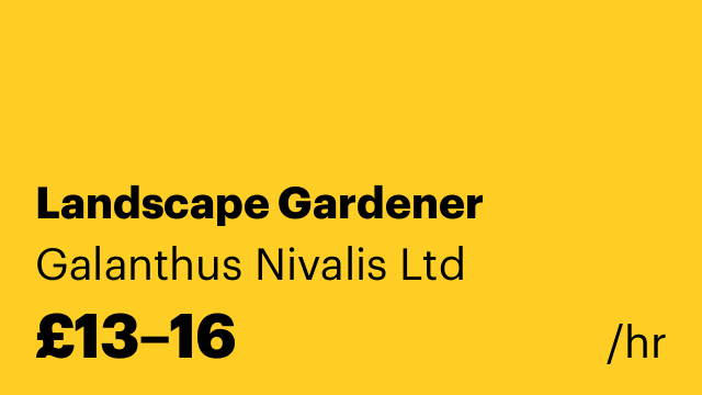 Landscape Gardener