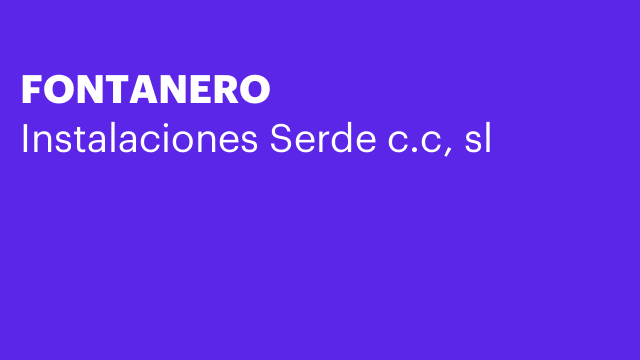 FONTANERO