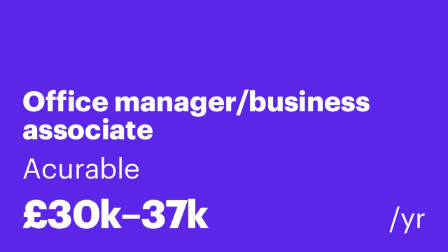 Office manager/business associate