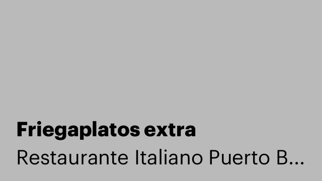 Friegaplatos extra