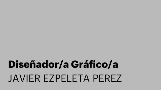 Diseñador/a Gráfico/a
