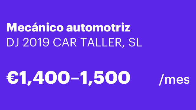 Mecánico automotriz