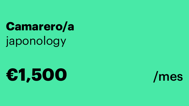Camarero/a