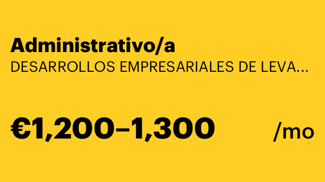 Administrativo/a