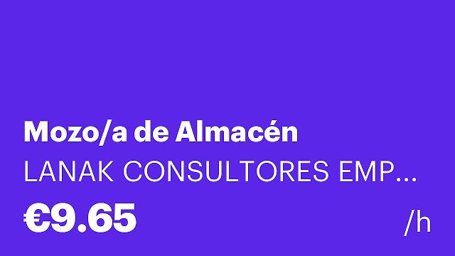 Mozo/a de Almacén