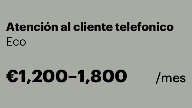 Atención al cliente telefonico