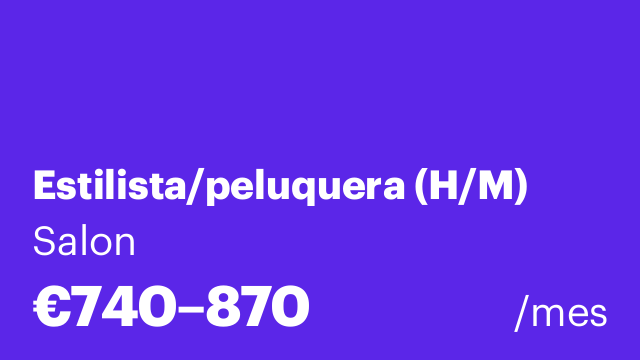 Estilista/peluquera (H/M)