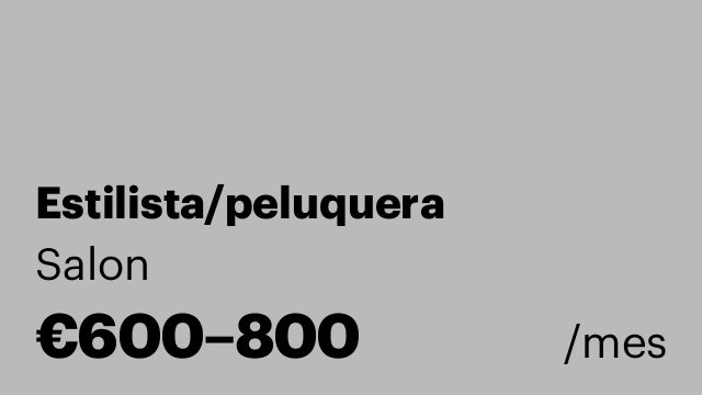 Estilista/peluquera
