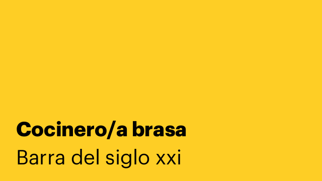 Cocinero/a brasa