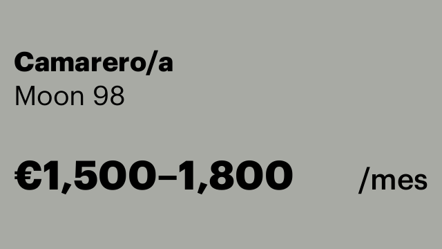 Camarero/a