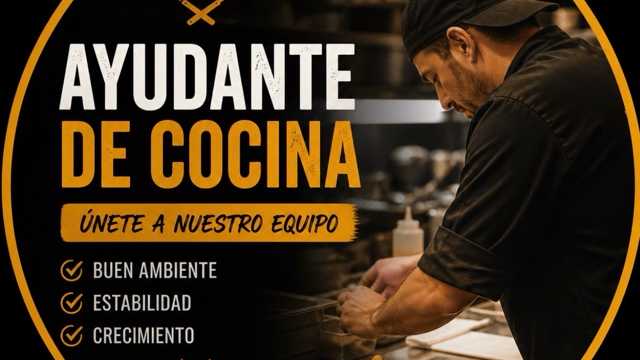 Ayudante/a de Cocina