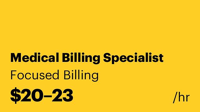 Medical Billing Specialist