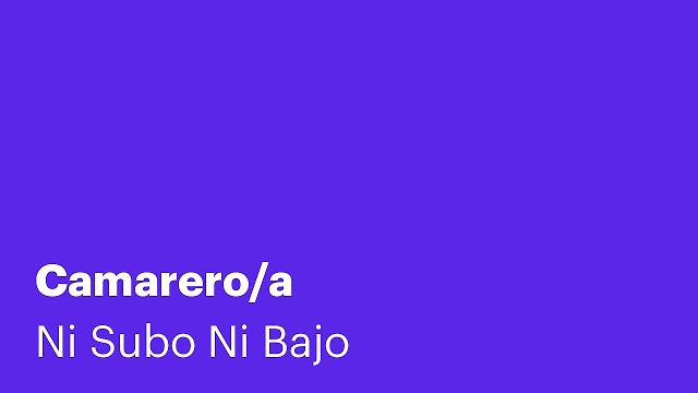 Camarero/a