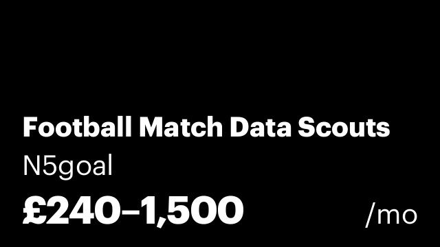 Football Match Data Scouts
