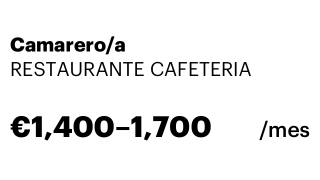 Camarero/a