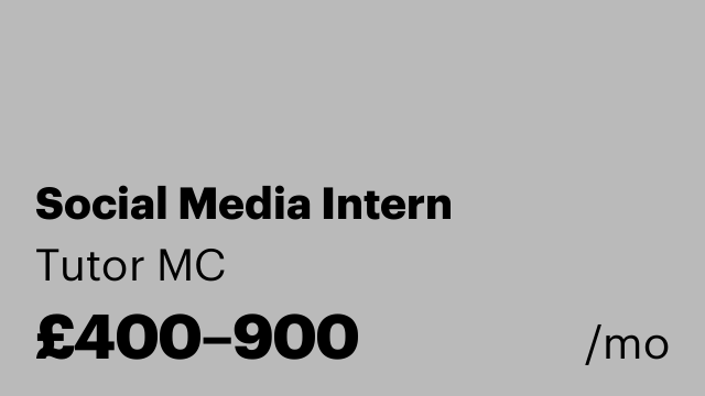 Social Media Intern