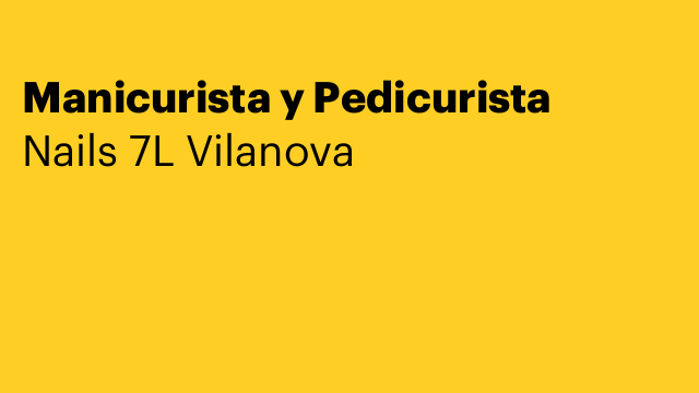 Manicurista y Pedicurista