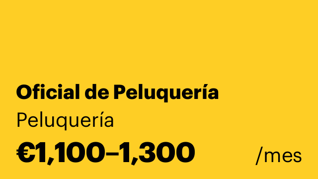 Oficial de Peluquería