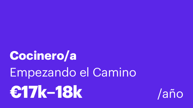 Cocinero/a