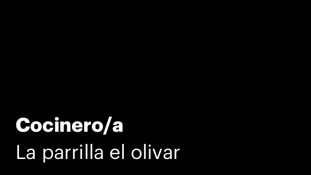 Cocinero/a