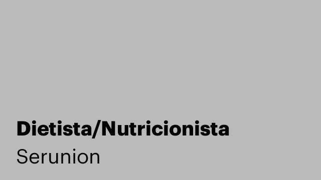 Dietista/Nutricionista
