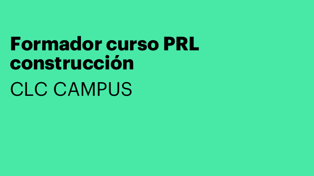 Formador curso PRL construcción