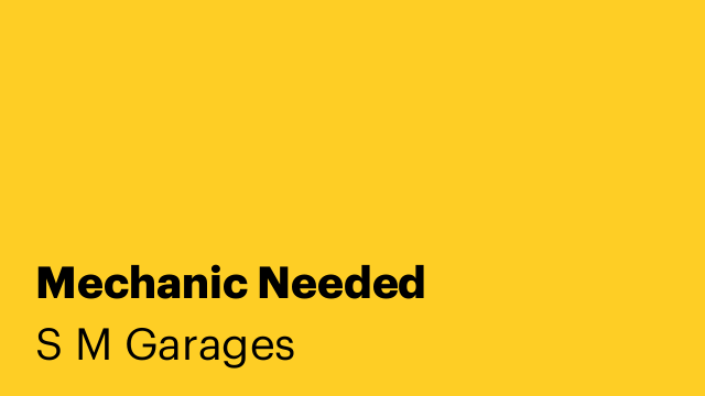 Mechanic Needed