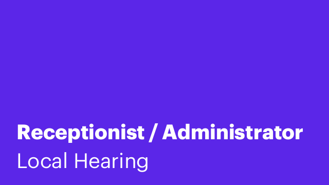 Receptionist / Administrator